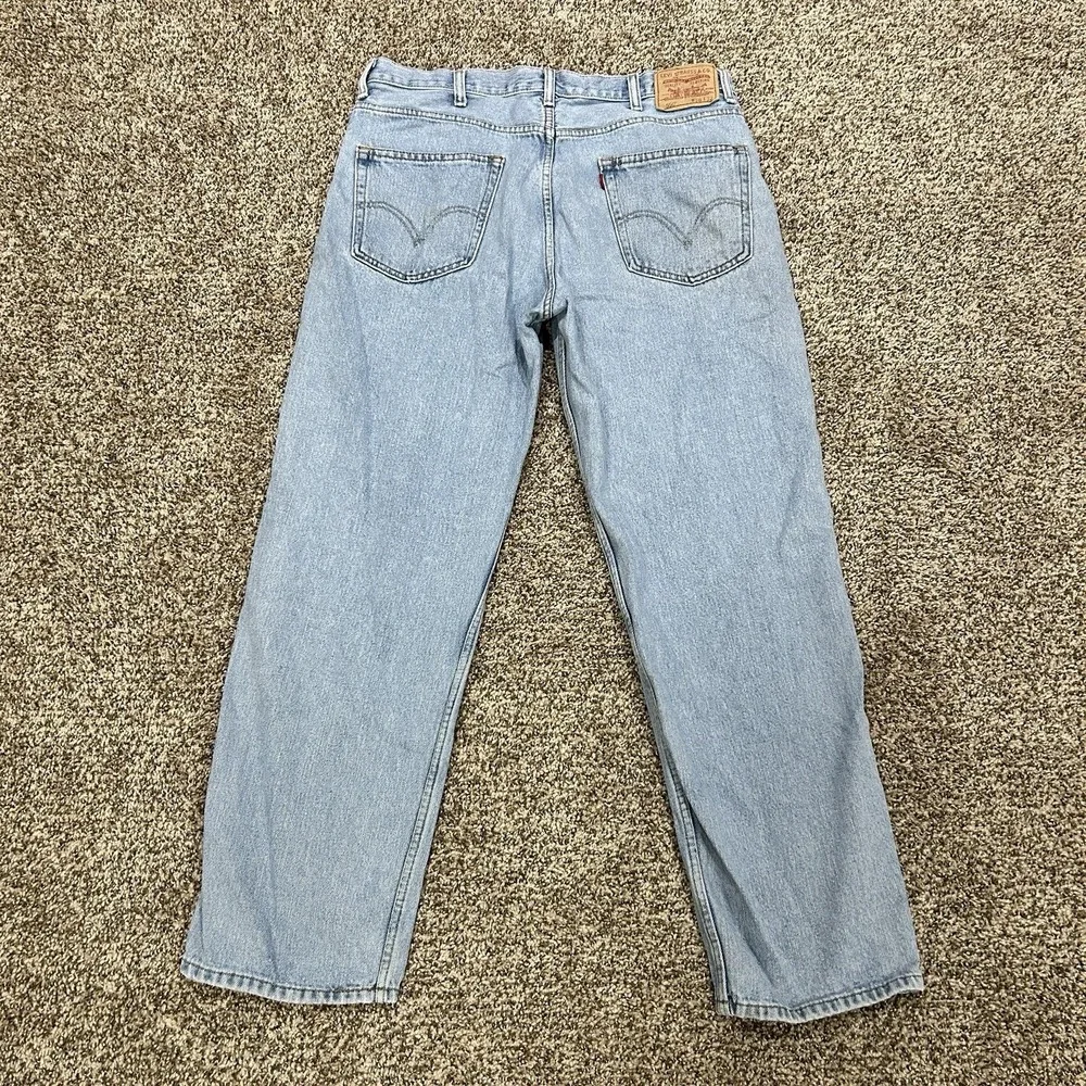 Vintage Levi's 550 Men's 38x32 Relaxed Fit Denim Light Wash